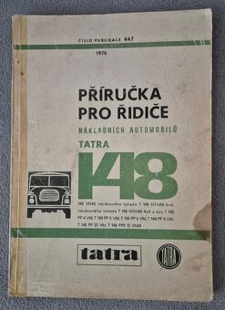 příručky pro řidiče a seznamy náhradních součástí TATRA 148 - 2