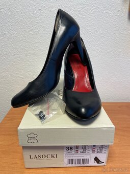 Černé kožené lodičky zn. Lasocki - CCC - 2