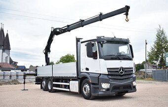 Mercedes-Benz Antos 2548 6x2 - valník s hydraulickou rukou - 2