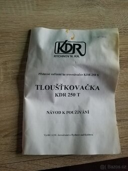 Tloušťkovačka KDR 250T - 2