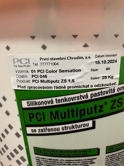 Fasádní omítka PCI silikonová - 2