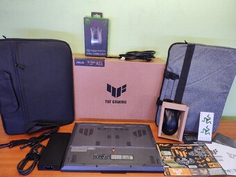Kovový TuF,Ryzen 7-7435hs-4,5 GHz,RTX-4-Gen-140w-Mux,DDR5,1T - 2