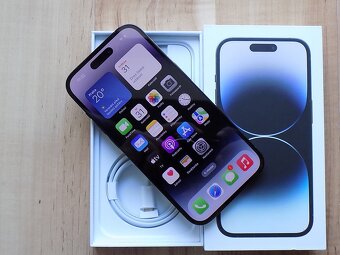 APPLE iPhone 14 Pro 128GB Space Black - ZÁRUKA - TOP-100%BAT - 2