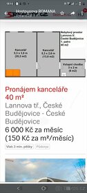 Pronájem kanceláře Lannova třída 116/61 ČB - 2