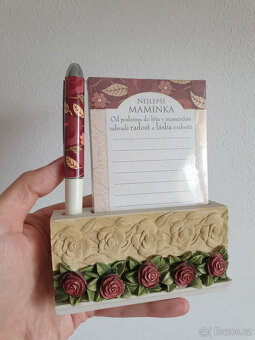 Růže růžičky stojánek dekorace Nejlepší maminka - 2