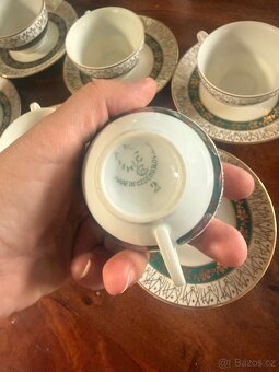 Elegantní porcelánová souprava Haas& Czjzek - 2