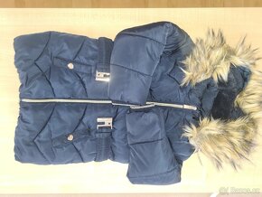 Dívčí zimní bunda s kožíškem - 2
