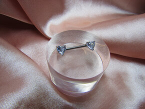 ♥️Piercing piercingy se zirkony do pupíku a bradavek nové ♥️ - 2