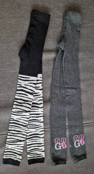 Legíny a punčocháče vel.134 - 2