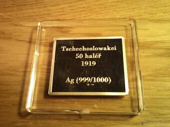 Stříbrná cihlička - Vyšehrad - 999/1000 - ryzí stříbro - 2