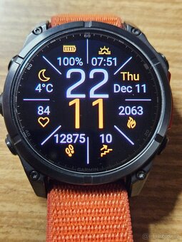 Garmin fenix 8 47 mm AMOLED - Slate Gray / Black Silicone Ba - 2