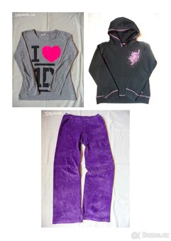 Jarní balíček vel. 146 - trička, mikiny, tepláky, bundičky.. - 2