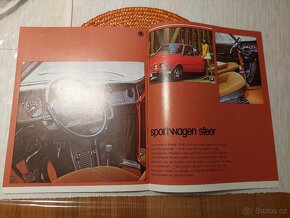 Skoda 110R - reklamni prospekt, brožura 1974 prodam/vymena - 2