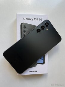 Prodám Galaxy A34 5G 6GB/128GB grafitový + zdarma pouzdro - 2