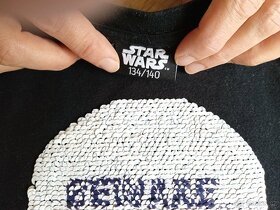 Chlapecké černé triko Star Wars s měnící se obrázek 134/140 - 2