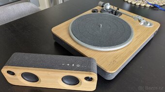House of Marley stylový gramofon a Bluetooth reproduktor - 2