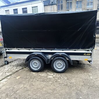 Přívěsný vozík + vysoká plachta řidičák B, 3,0mx1,5mx1,45m - 2