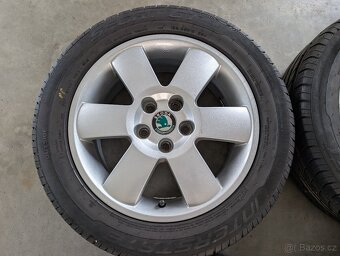 Originální ALU kola škoda Band 195/55/R15 - 2