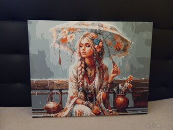 Ručně malovaný obraz - 2