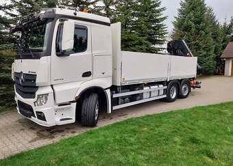 Mercedes-Benz ACTROS 2643 6x2 - valník s hydraulickou rukou - 2