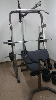 Posilovací lavice HAMMER Solid XP s činkovým setem 50kg - 2