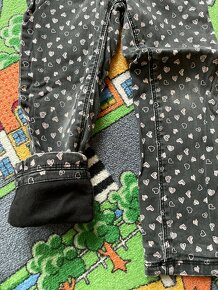 Dívčí zateplené kalhoty 104 - 2