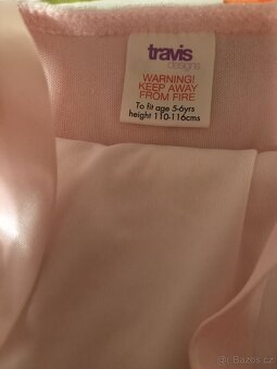 Dětské společenské šaty vel. 110-116cm - 2