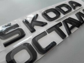 Nápis Škoda Octavia černý - 2
