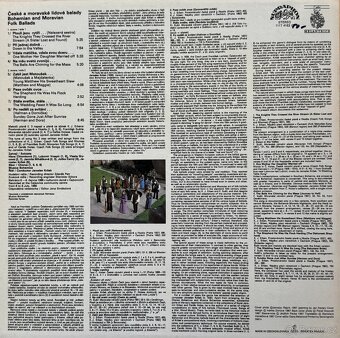 LP - České a moravské lidové balady - 2