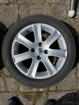 Originální ALU kola Peugeot 207 – 16" – sada 4 ks - 2