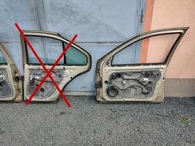 Pravé přední dveře VW Bora - zlaté - kompletní - 2
