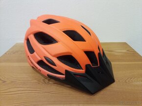 PŘILBA NA KOLO NEXELO CITY ORANŽOVO-ČERNÁ MATNÁ M 55-58CM - 2