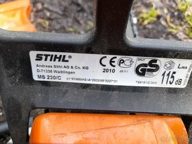 Motorova pila Stihl MS 230C - 2