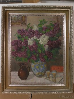 Zátiší, plátno Vincenc Červinka 1897 Vítanov - 2