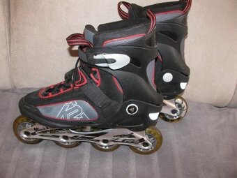 Pánské inline kolečkové brusle K2 POWER ALU 80 - 2