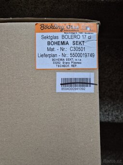 Skleničky Bohemia sekt - 2