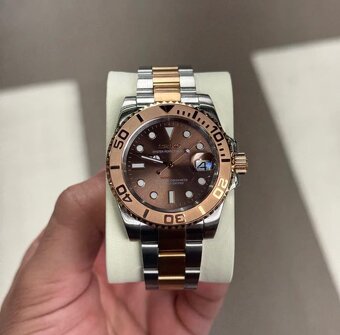 Seiko Mod Yacht Master Root Beer Style - 2