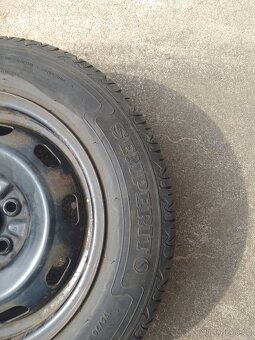 Letní pneumatiky + plech disky 175/70 R14 - 2