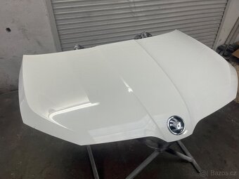 Škoda Fabia III 3 přední kapota bílá LF9E 1026 - 2