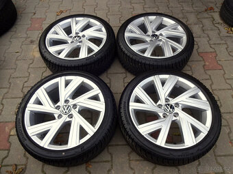 ZÁNOVNÍ ZIMNÍ ORIGINÁL VW 18" 5x112 pneu 225/40R18 Bridgest - 2