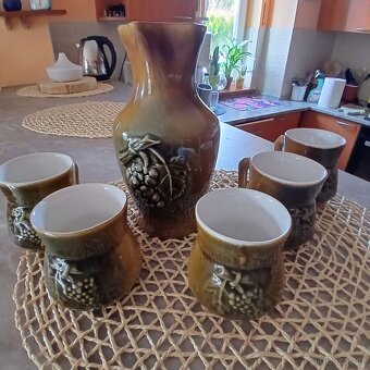 Set keramiky na víno - 2