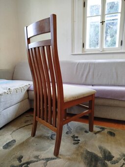 Jídelní židle, masivní dřevo - 2