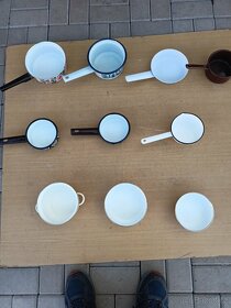 Smaltované nádobí,nádobí,staré smaltované nádobí 5. - 2