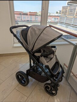 Kočárek Moon Nuova dvojkombinace s redukcí na autosedačku - 2