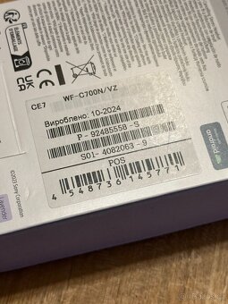Nová bezdrátová Bluetooth sluchátka Sony WF-C700N Lavender - 2