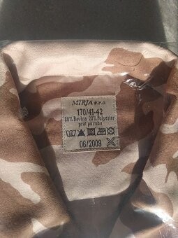 Vojenská košile potisk - poušť - 2