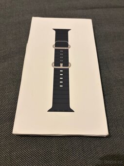 Oceánský řemínek pro Apple Watch Ultra černý - 2