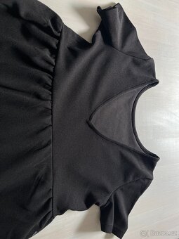 Černé mini sinsay šaty vel M - 2