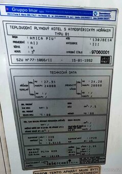 Plynovy kotel, AMICA - 2