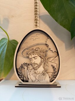 Dekorace Kristus v modlitbě - 2